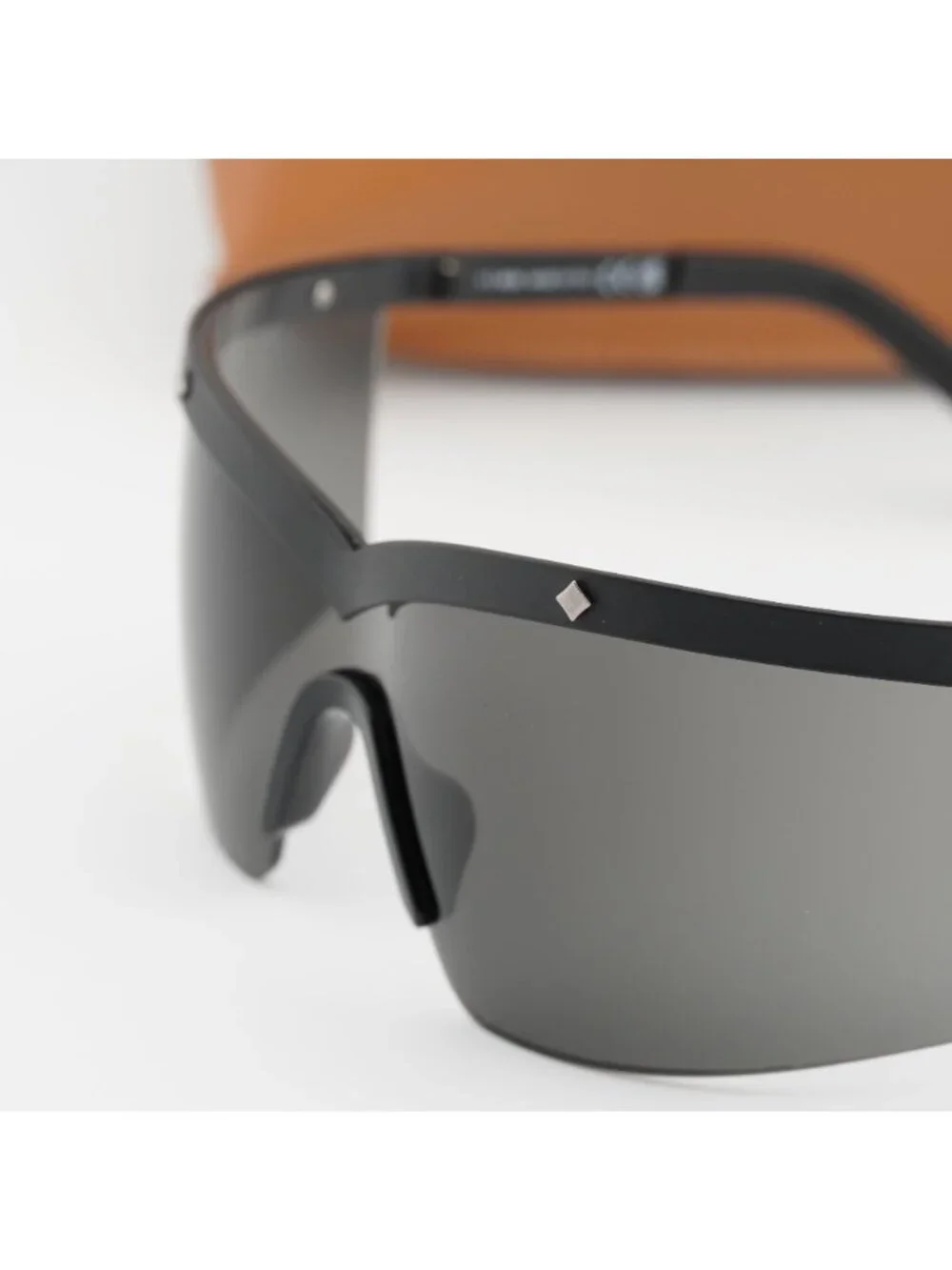 MCM MW0016 02A Shield Sunglasses – Black / Smoke